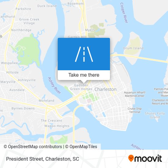 Mapa de President Street