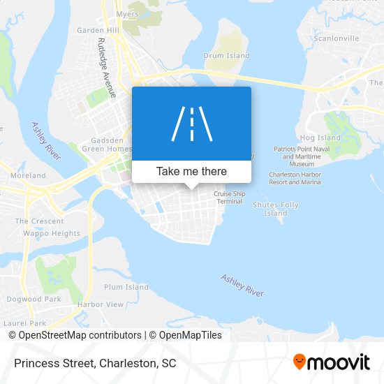 Mapa de Princess Street