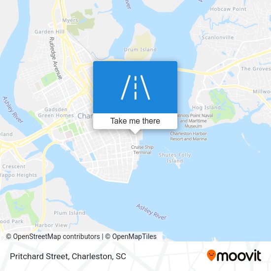 Mapa de Pritchard Street