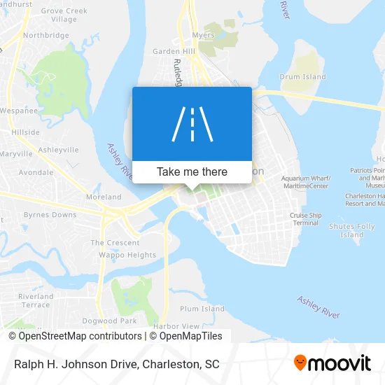 Ralph H. Johnson Drive map