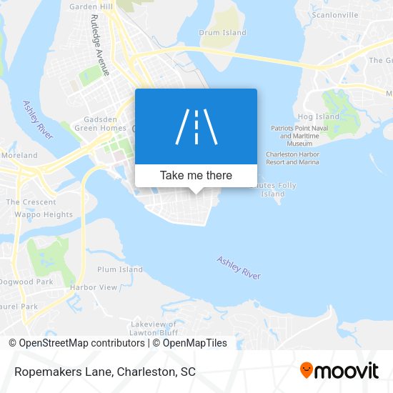 Ropemakers Lane map