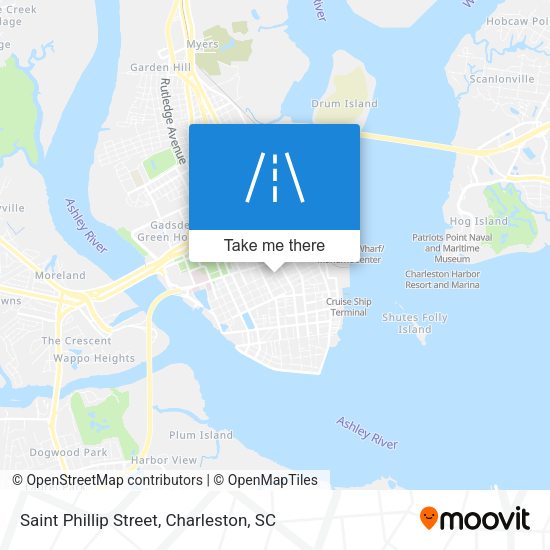 Saint Phillip Street map