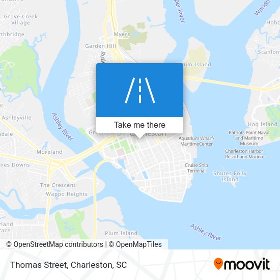 Mapa de Thomas Street