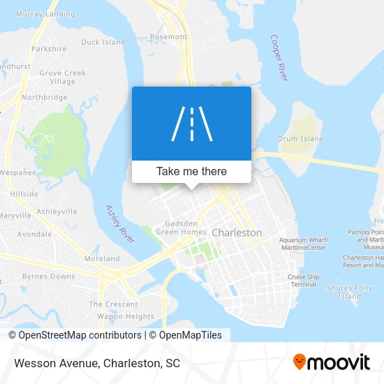 Mapa de Wesson Avenue