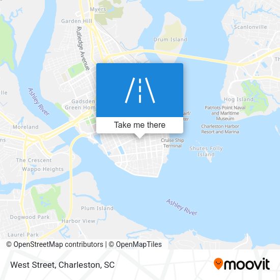 Mapa de West Street