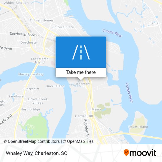 Whaley Way map