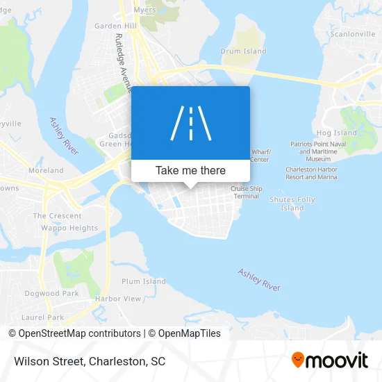 Wilson Street map