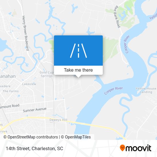 Mapa de 14th Street