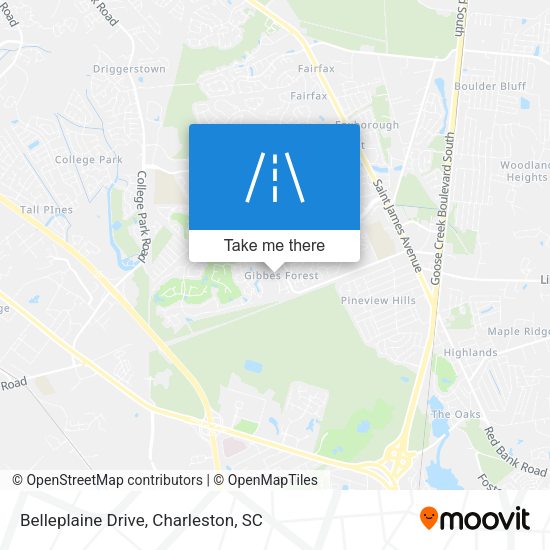 Mapa de Belleplaine Drive