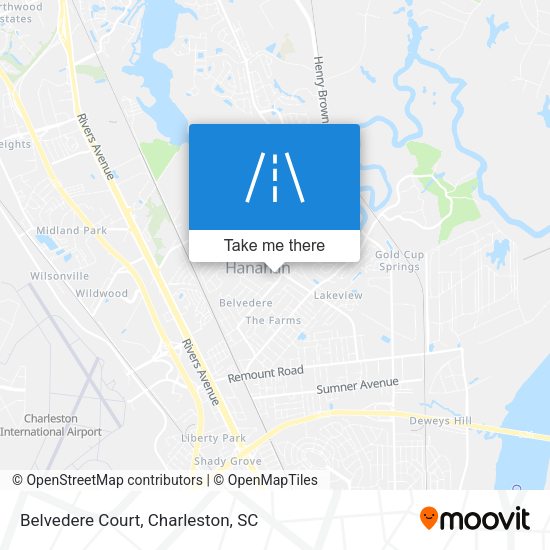 Belvedere Court map