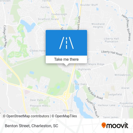 Mapa de Benton Street