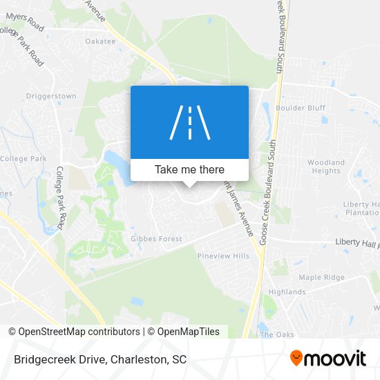 Bridgecreek Drive map