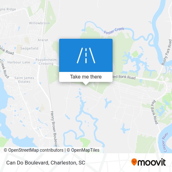 Can Do Boulevard map