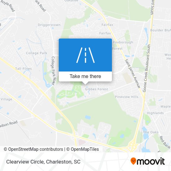 Clearview Circle map