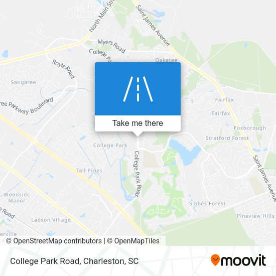 College Park Road map