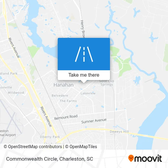 Commonwealth Circle map