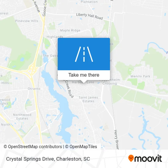 Crystal Springs Drive map