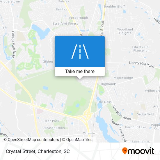 Crystal Street map