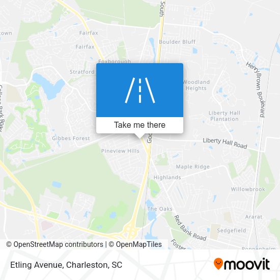 Mapa de Etling Avenue
