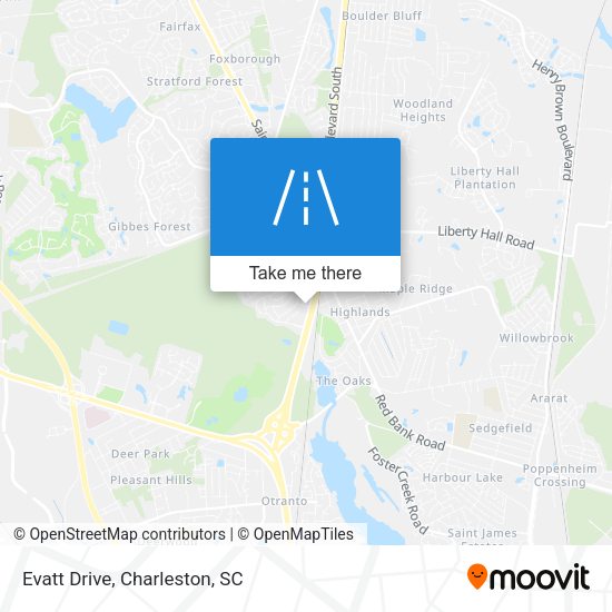 Mapa de Evatt Drive