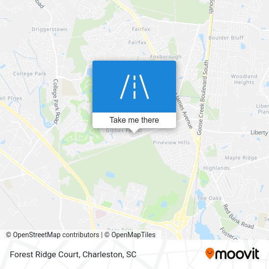 Mapa de Forest Ridge Court