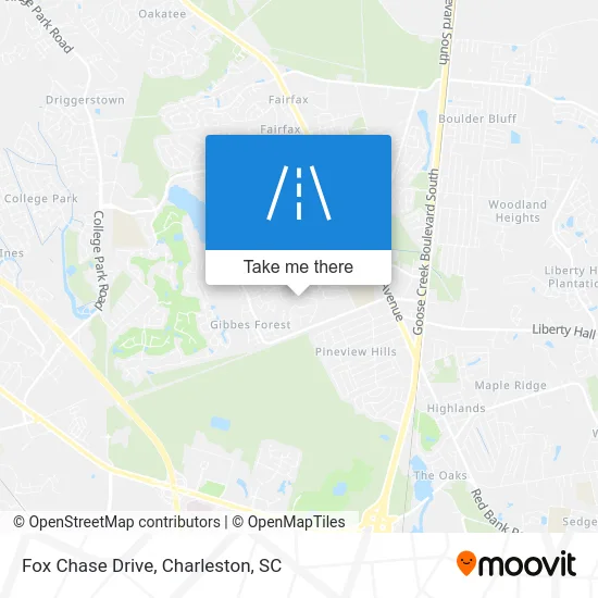 Fox Chase Drive map
