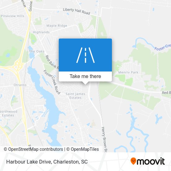 Harbour Lake Drive map