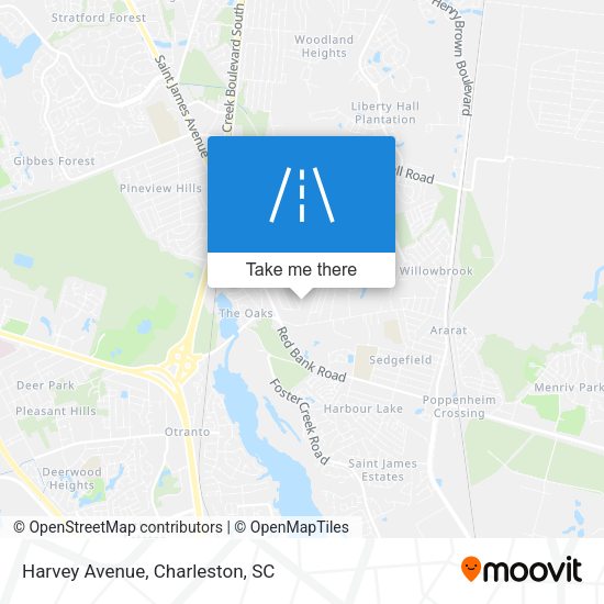 Mapa de Harvey Avenue