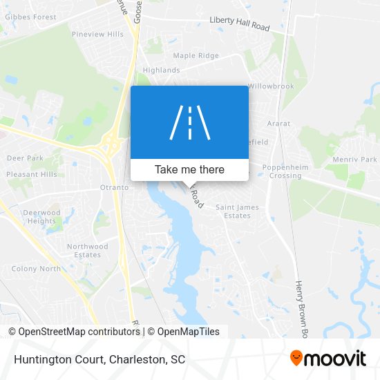 Mapa de Huntington Court