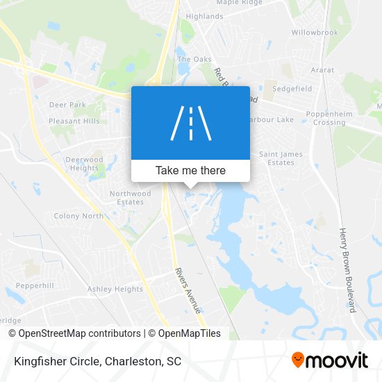 Kingfisher Circle map