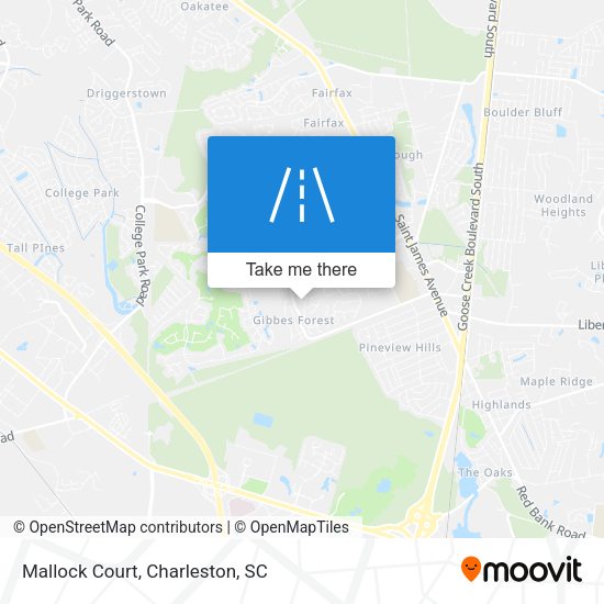 Mapa de Mallock Court