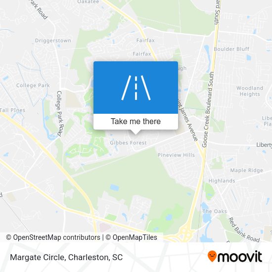 Margate Circle map