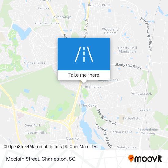 Mcclain Street map