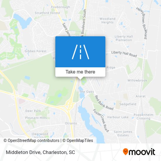Middleton Drive map