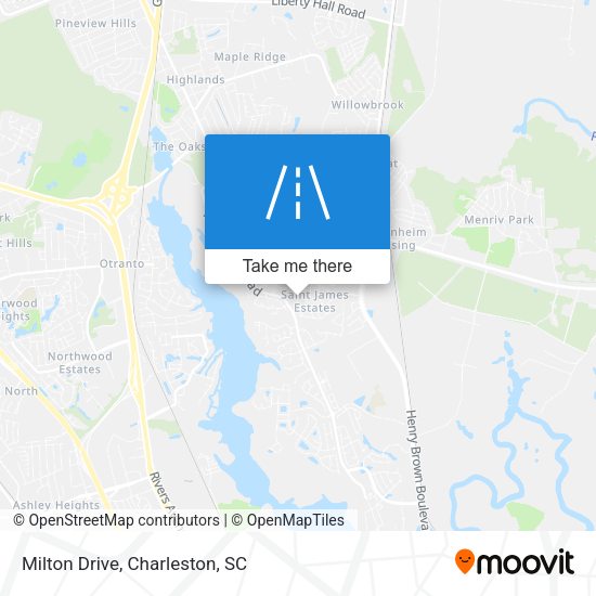 Mapa de Milton Drive