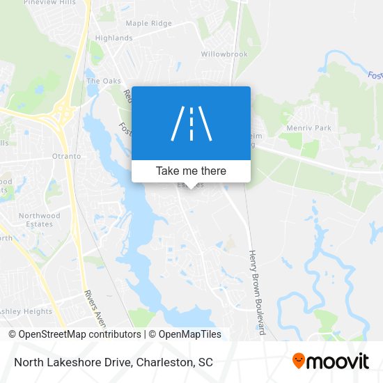 North Lakeshore Drive map