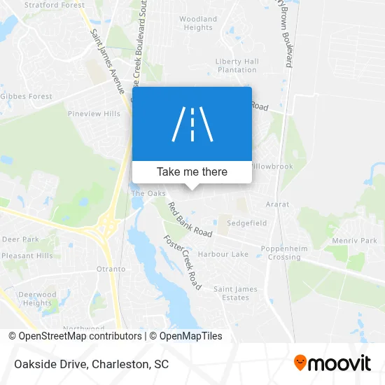 Oakside Drive map