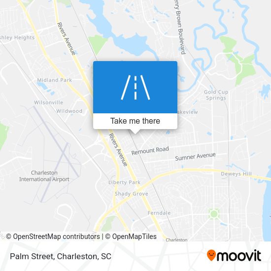 Mapa de Palm Street