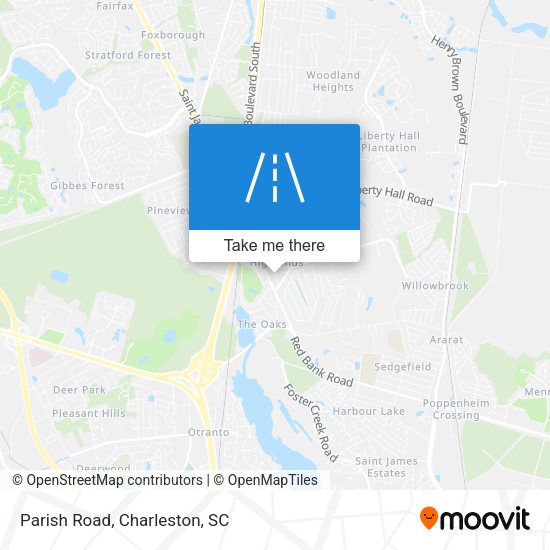 Mapa de Parish Road
