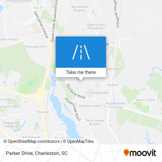 Mapa de Parker Drive