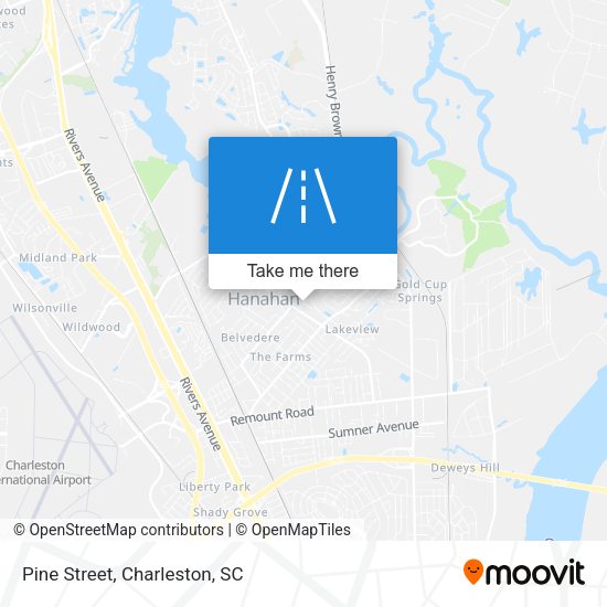Mapa de Pine Street