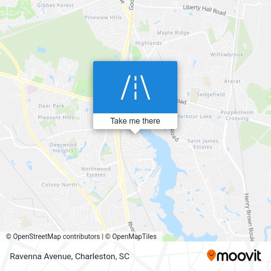 Mapa de Ravenna Avenue