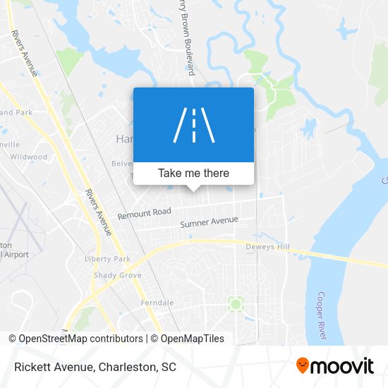 Mapa de Rickett Avenue