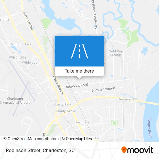 Robinson Street map