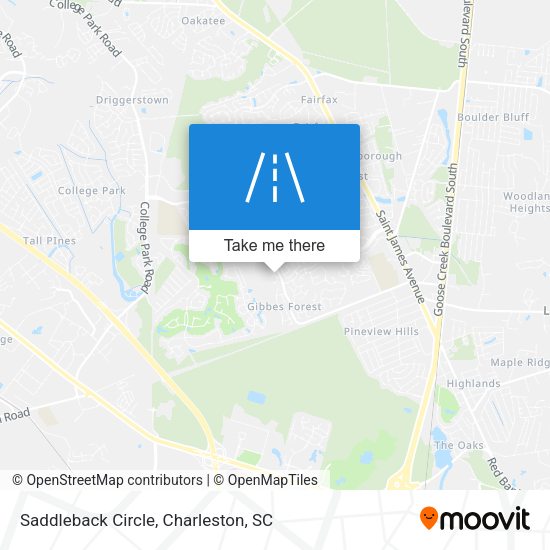 Saddleback Circle map