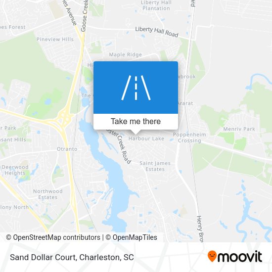 Sand Dollar Court map