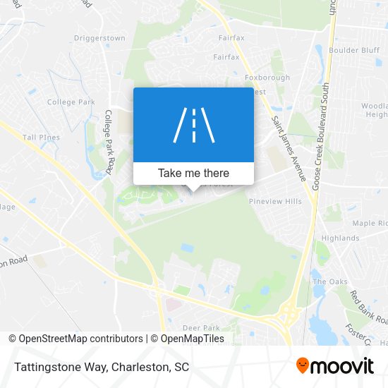 Tattingstone Way map