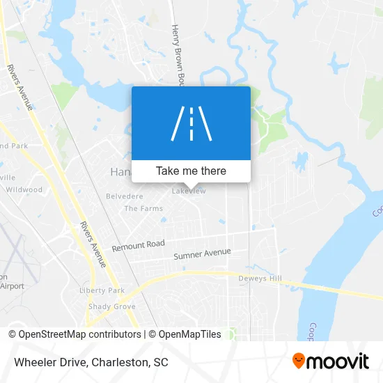 Wheeler Drive map