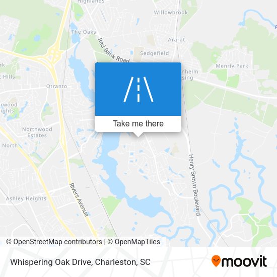 Whispering Oak Drive map