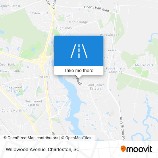 Mapa de Willowood Avenue